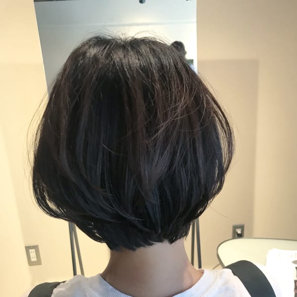 【R HAIRSALON】ワンレンミニボブスタイル