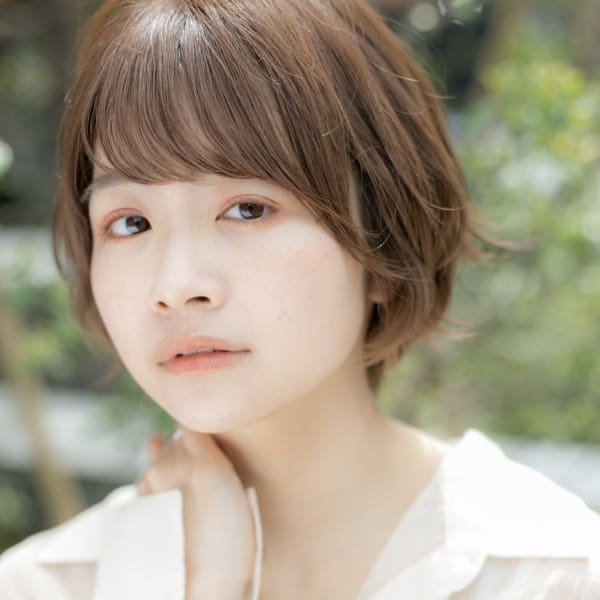 【愛され小顔ショートボブ】優しくキュートに見せる♪