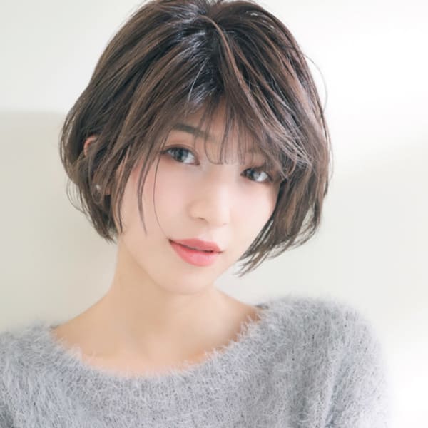 セミウェットグラデーションボブ/銀座/髪質改善/イルミナ