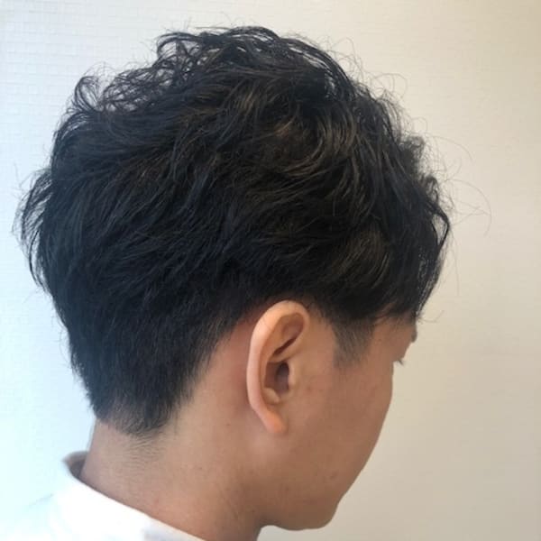 ☆パーマいらず☆癖毛を活かしたメンズショート