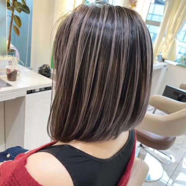 横顔美人★前下がりボブ