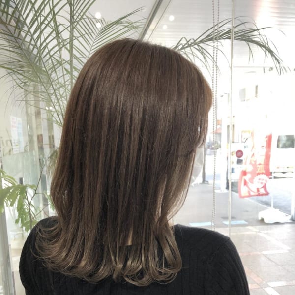 透明感ベージュ系カラー