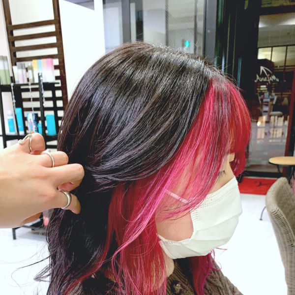 【MALUNAカラーリスト神】フェイスフレーミング×PINK
