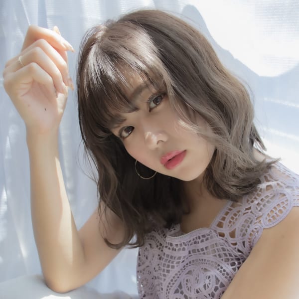 肩ハネミディアムボブ|lit hair 東山公園店