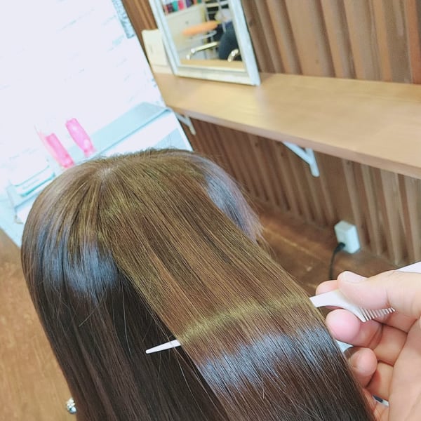 20代30代大人可愛い◎愛されベージュストレート