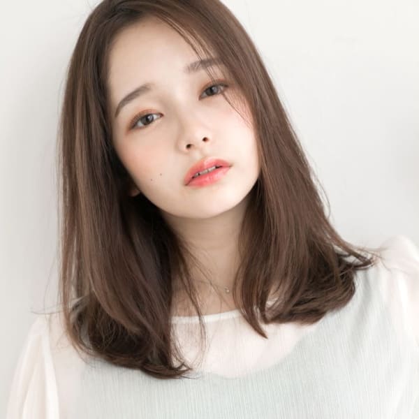 〇ミディアム〇ストレートスタイル