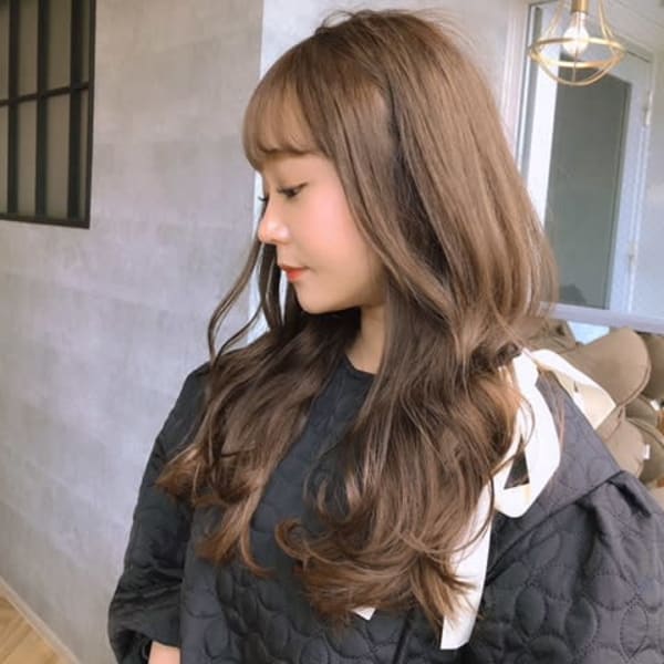 大人可愛いうる艶ロングヘア