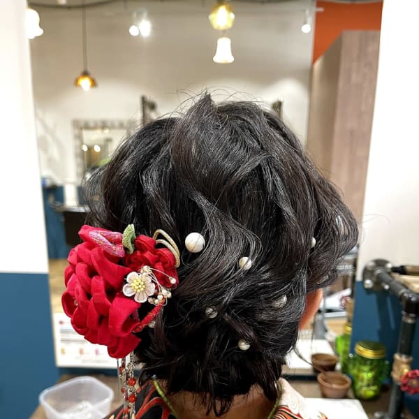 Noa大宮×ヘアセット