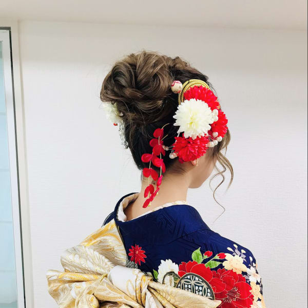 【オススメ順】和服・着物/編み込み/セミロングの髪型・ヘアスタイル 楽天ビューティ