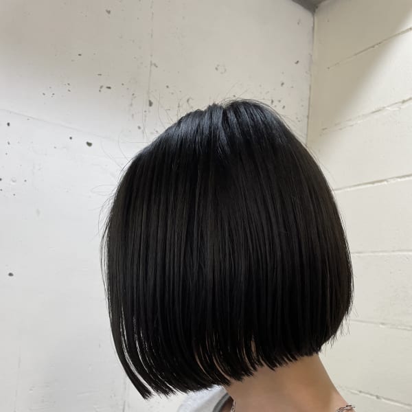 ミニボブ×ブルーブラック