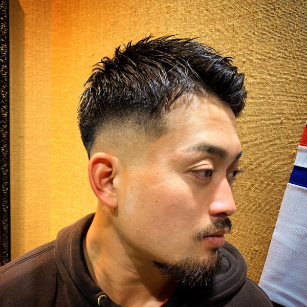 スキンフェード アップバング 大宮 バーバー barber