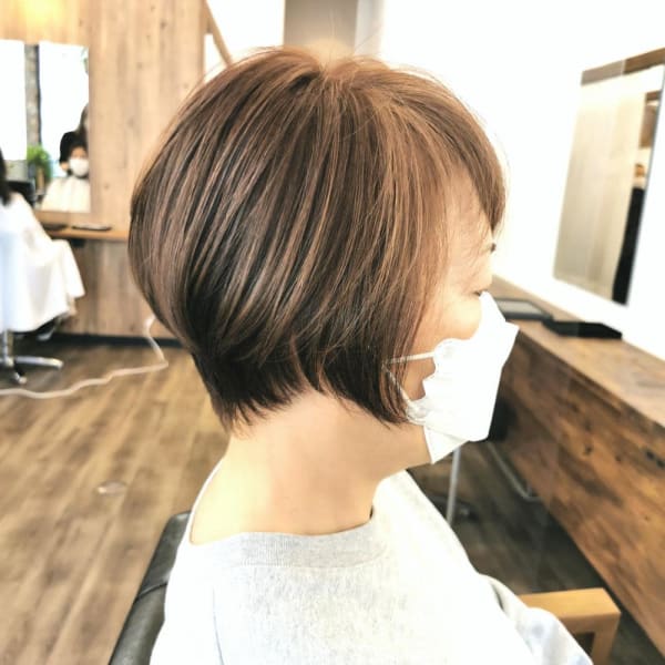 白髪ぼかしハイライト