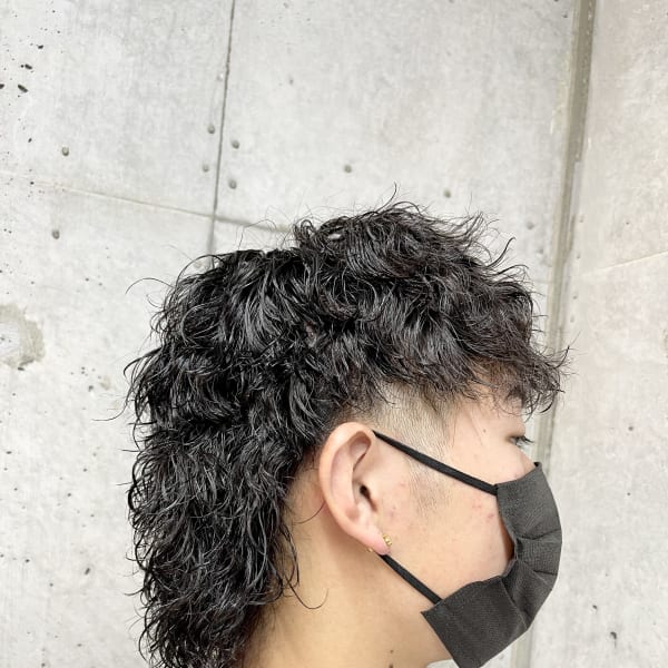 メンズウルフパーマ|GANANCIA 横浜店