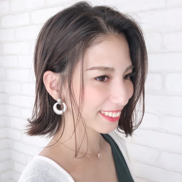 切りっぱなしボブ