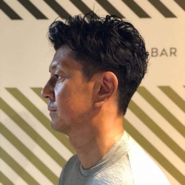 大人のパーマスタイル【BARBER-BAR】