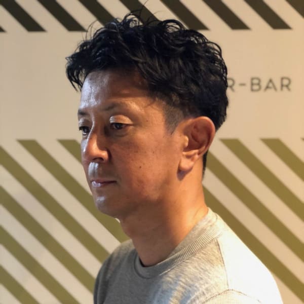 大人のパーマスタイル【BARBER-BAR】