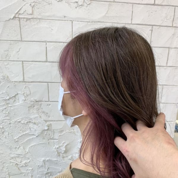 【フェイスフレーミング】ピンク