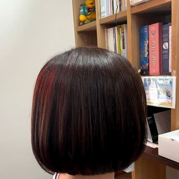 切りっぱなしボブ