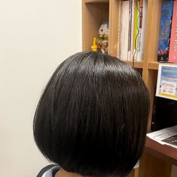 切りっぱなしボブ