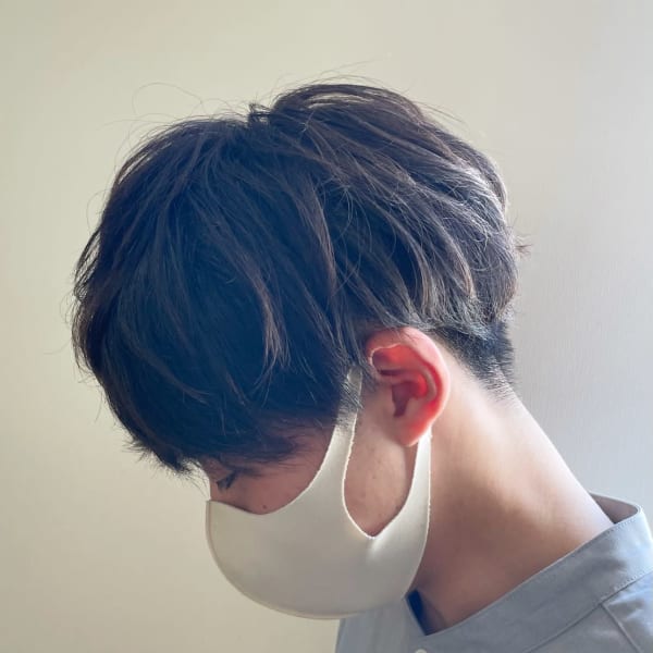 韓国風メンズパーマ