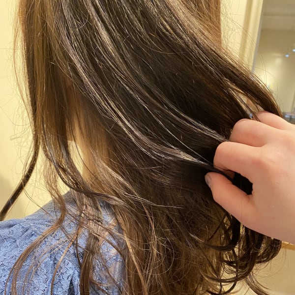 インナーカラー×ピンクベージュ|トリートヘアデザイン海浜幕張店