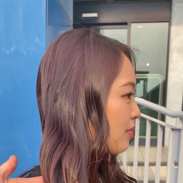 【stylist髙橋】#ピンクブラウン#艶カラー