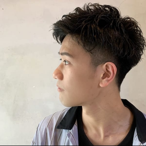 メンズショートパーマ