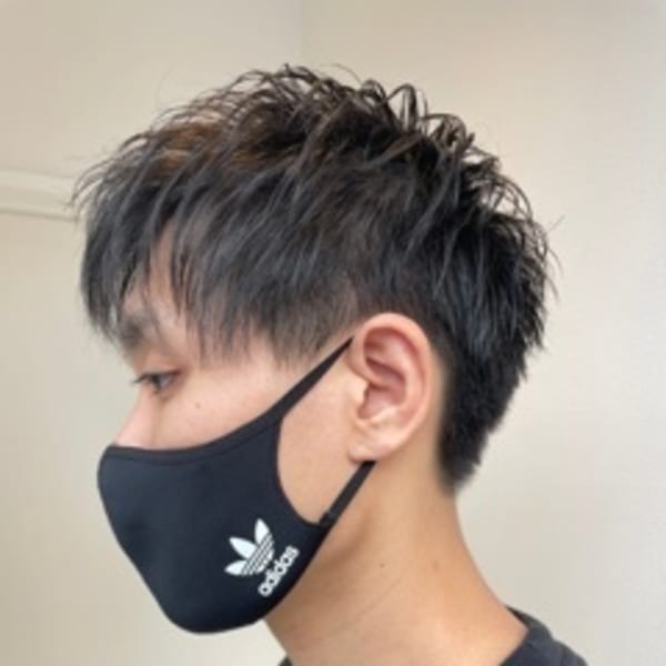 動きのあるスタイリッシュパーマ☆部分矯正