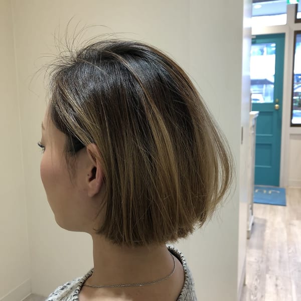 ボブ＋3Dカラーケアブリーチ