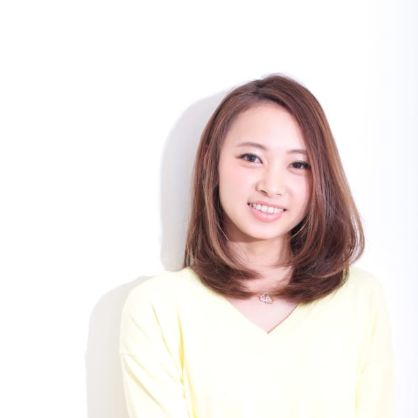 ストレート×セミロング