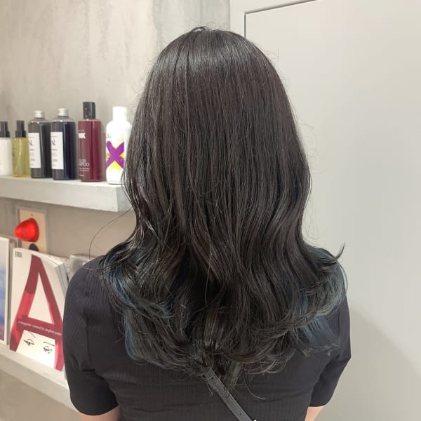 YOCO 韓国風レイヤーカットヨシンモリインナーカラー