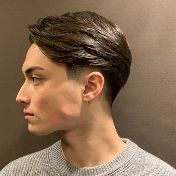 7:3ミディアムフェードカット