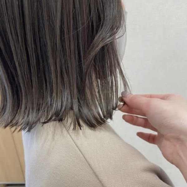 ぷつボブ×ハイライトカラー