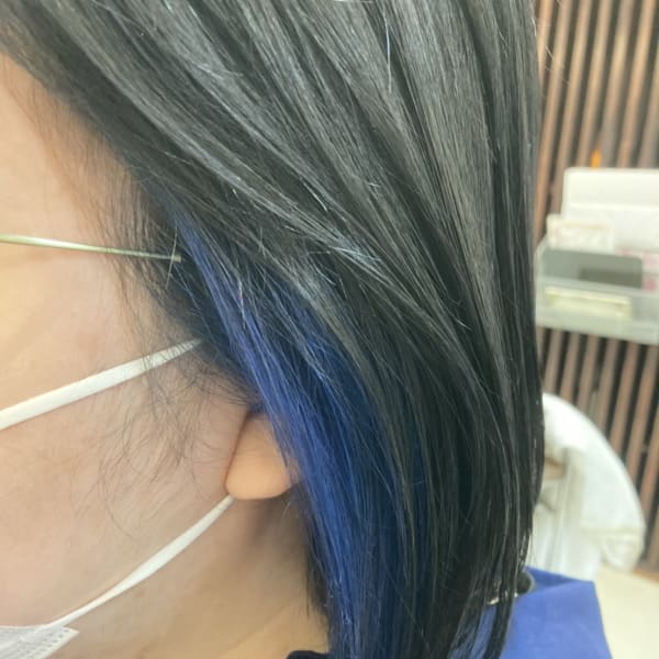 ロイヤルブルー×インナーカラー|atelier visse