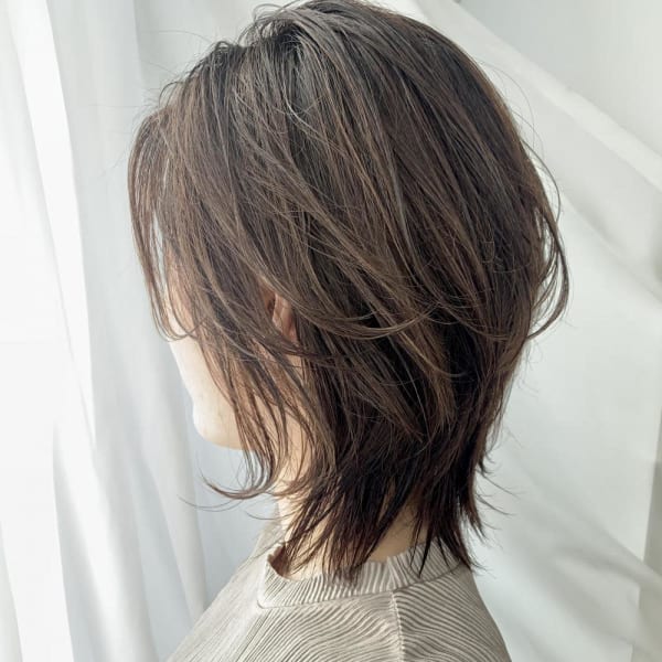 【豊塚】伸ばしやすい!30代40代50代大人のウルフカット