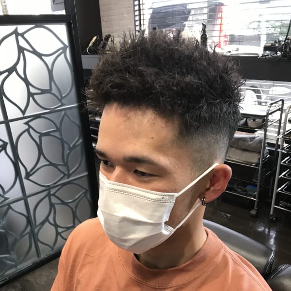 ツイストパーマ✖️フェード