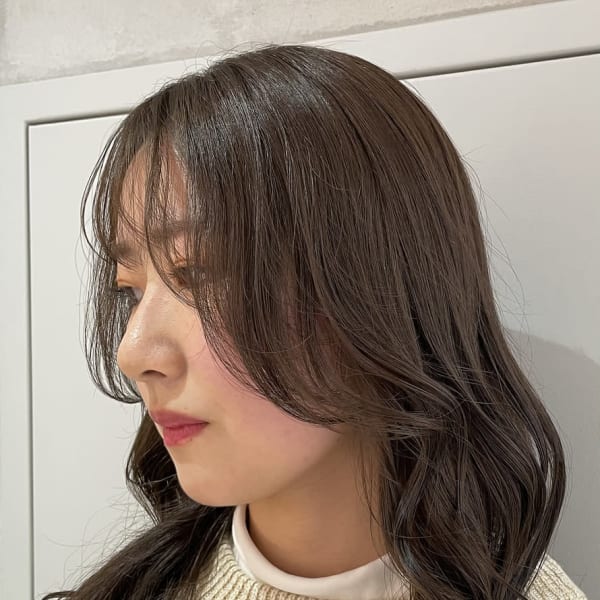 チョコレートベージュ透明感カラーヨシンモリ韓国