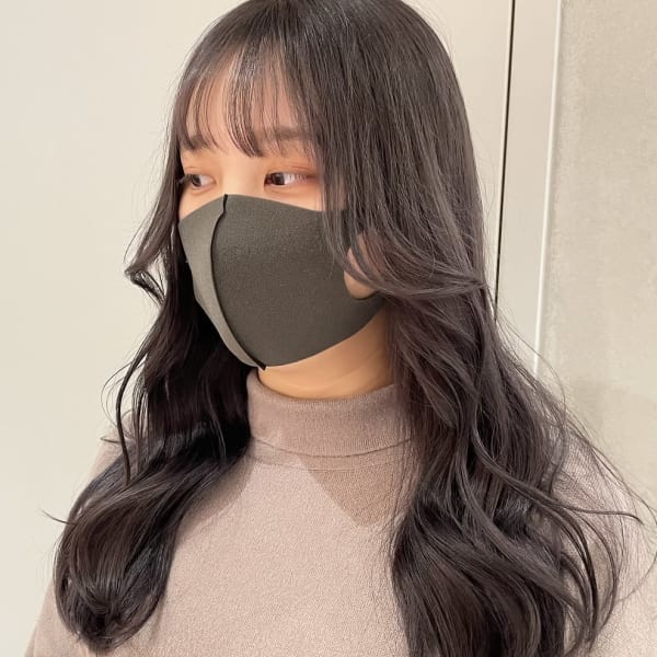 ラベンダーグレージュシアーカラーヨシンモリ韓国