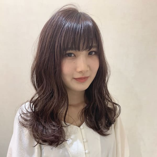 ハイライト×シアーラベンダーグレージュ