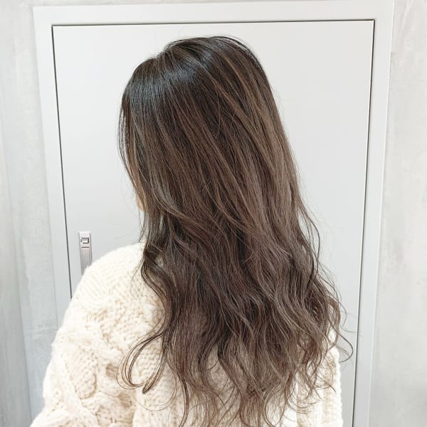 大人かわいい シアーカラー ミルクティーグレージュ