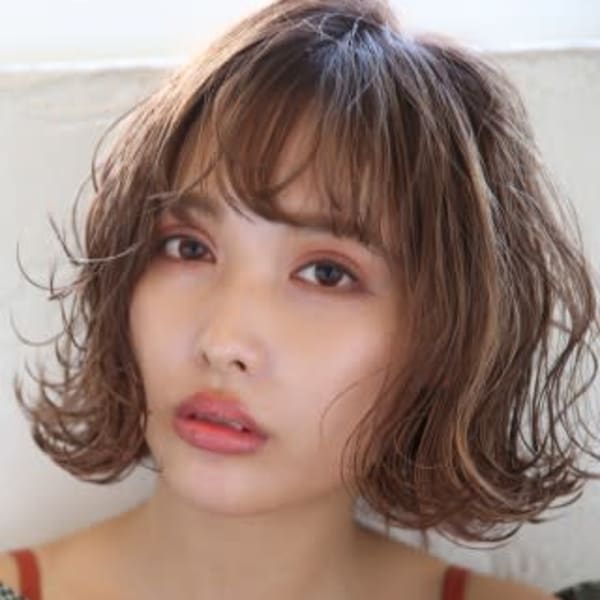 色っぽ大人ウェービーボブ