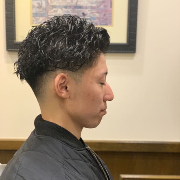 フェードスタイル✖︎ハードパーマ