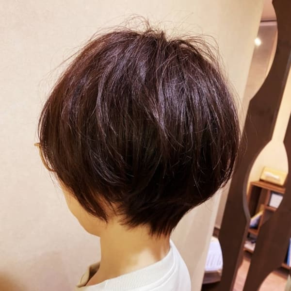 マッシュショート×テラコッタ