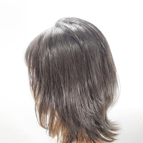 マッシュウルフスタイル/アッシュ/ミディアム