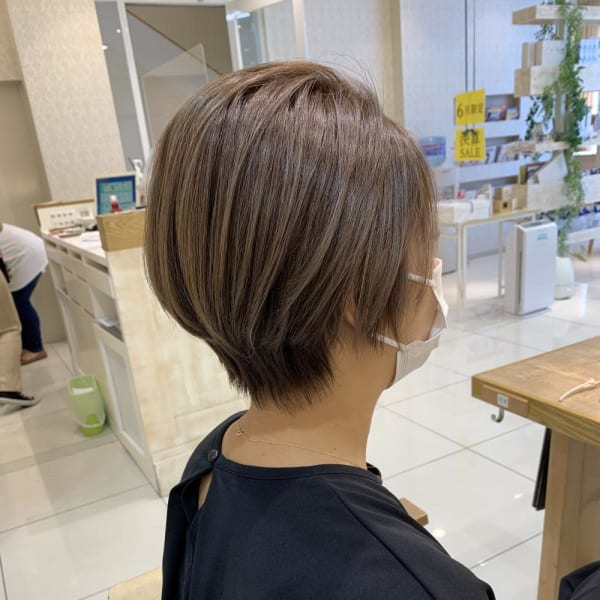 ハンサムショート×ハイライト