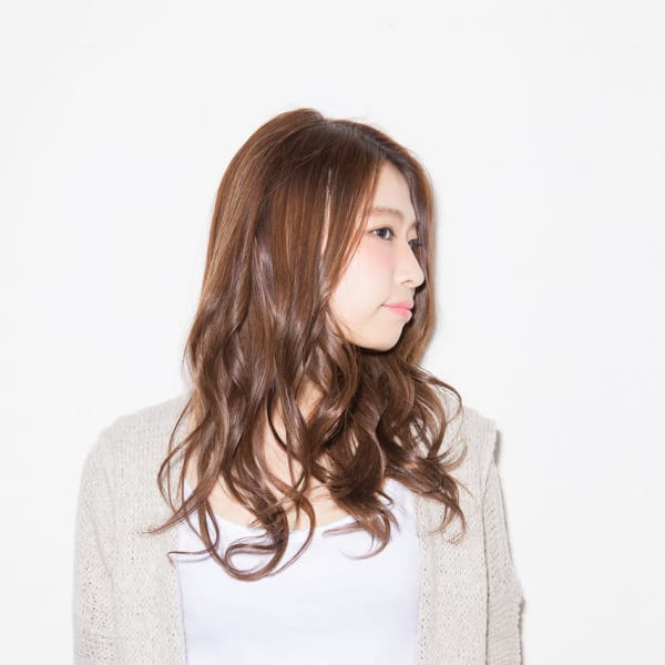 【TERRACE 鶴見】無造作 センターパート カール セミ