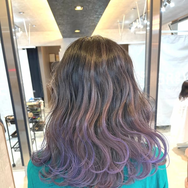 ラベパープルグラデーション♪