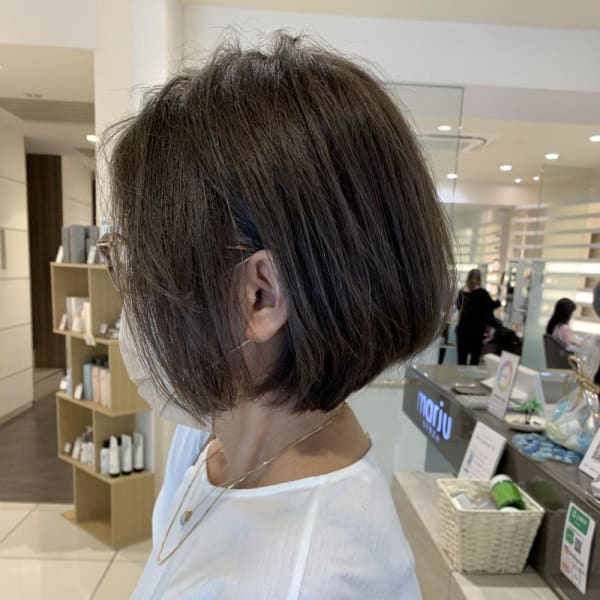 【50代からのショートボブ】