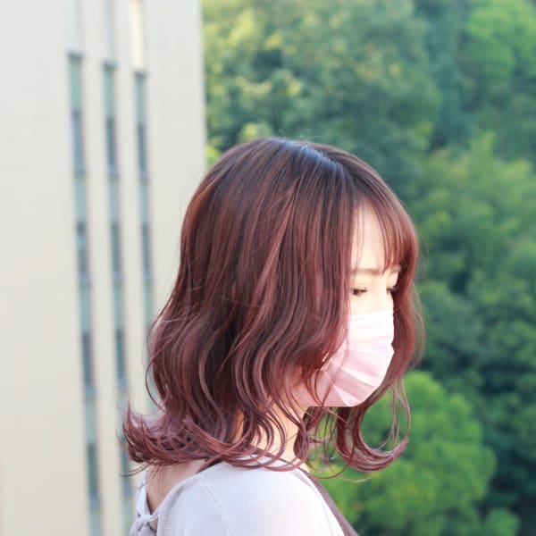 【色っぽい印象へ】ピンクベージュカラー