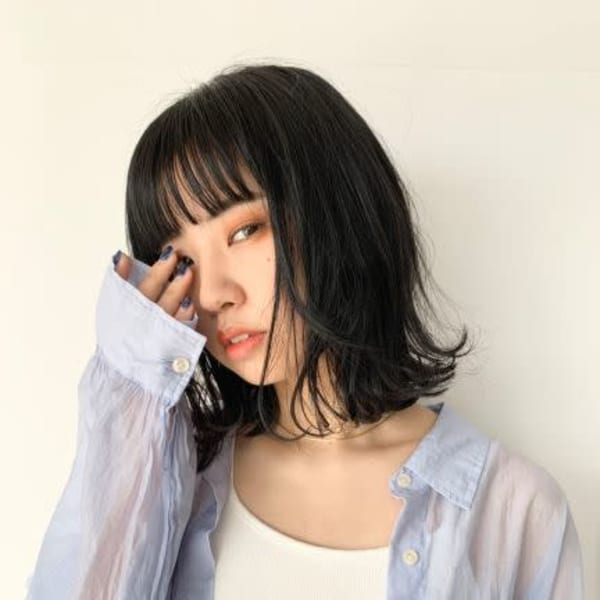 パツン前髪が可愛い bob